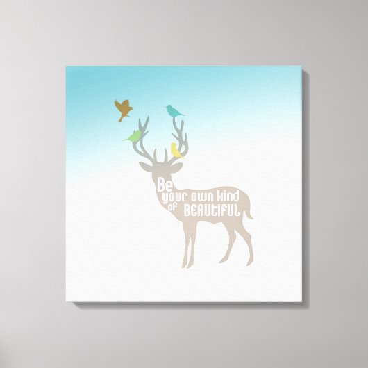 Toile Soyez votre propre espèce de beauté (Recto)
