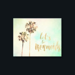 Toile Soyons sirènes avec ananas<br><div class="desc">La vie ne serait-elle pas mieux de vivre là où il fait plus humide ? Embrassez votre princesse de mer intérieure et dites "soyons sirènes" avec cette impression de citation colorée et motivante qui vous est apportée par World Art Group. Ce design ludique et féminin a été créé par l'artiste...</div>