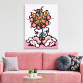 Toile Spa du chien Yorkie Pink (Insitu(Salon))