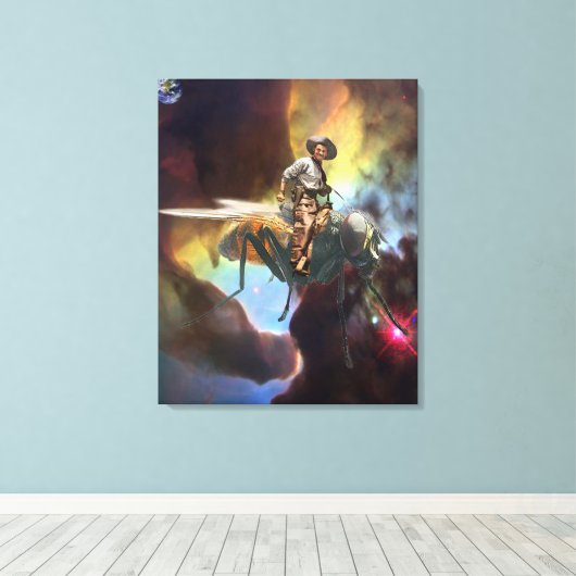 Toile Space Cowboy (Insitu (Plancher de Bois))