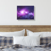 Toile Space Galaxy Wall Art (Insitu(Chambre))