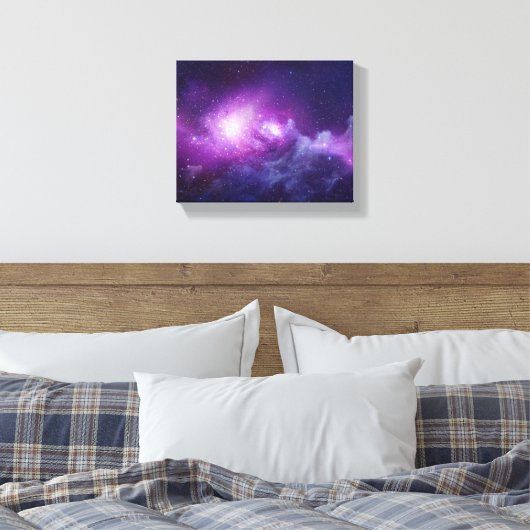 Toile Space Galaxy Wall Art (Insitu(Chambre))