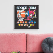 Toile SPACE JAM™ TUNE SQUAD™ VS Monstars Roster Graphic (Insitu(Salon))