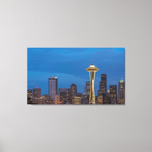 Toile Space Needle et le centre de Seattle (Recto)