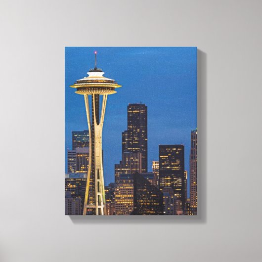 Toile Space Needle et le centre de Seattle (Recto)
