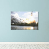 Toile Space Shuttle Atlantis se lève (Insitu (Plancher de Bois))
