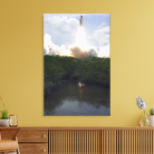 Toile Space Shuttle Atlantis se lève sur 12 (Insitu(Salon))