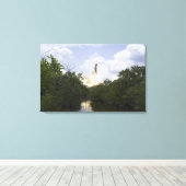 Toile Space Shuttle Atlantis se lève sur 25 (Insitu (Plancher de Bois))