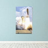 Toile Space Shuttle Atlantis se lève sur 5 (Insitu (Plancher de Bois))