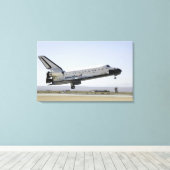 Toile Space Shuttle Atlantis se prépare pour l'atterriss (Insitu (Plancher de Bois))