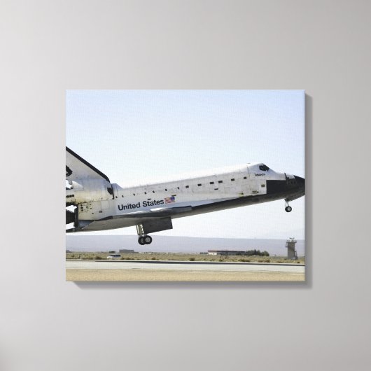 Toile Space Shuttle Atlantis se prépare pour l'atterriss (Recto)