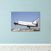 Toile Space Shuttle Atlantis se prépare pour l'atterriss (Insitu (Plancher de Bois))