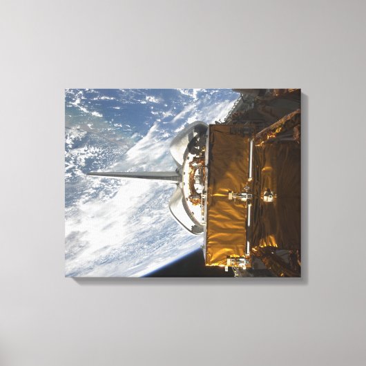 Toile Space Shuttle Atlantis sur la baie de charge utile (Recto)