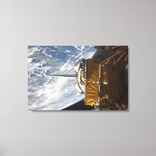 Toile Space Shuttle Atlantis sur la baie de charge utile (Recto)