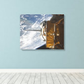 Toile Space Shuttle Atlantis sur la baie de charge utile (Insitu (Plancher de Bois))