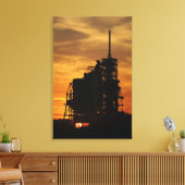 Toile Space Shuttle Atlantis sur le pad de lancement (Insitu(Salon))