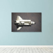Toile Space Shuttle Discovery 2 (Insitu (Plancher de Bois))