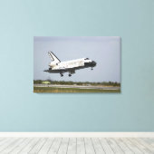 Toile Space Shuttle Discovery approche l'atterrissage 3 (Insitu (Plancher de Bois))