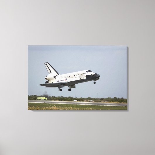 Toile Space Shuttle Discovery approche l'atterrissage 3 (Recto)