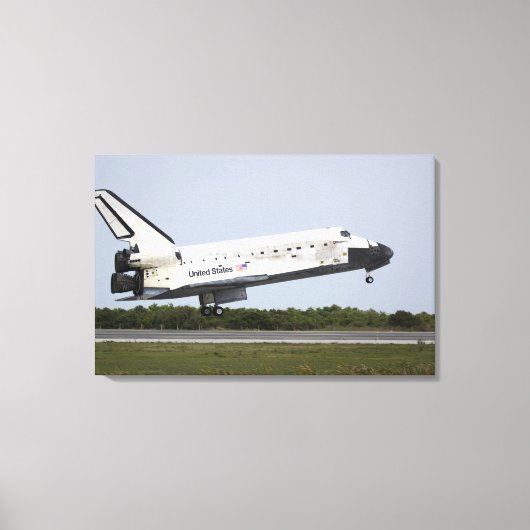Toile Space Shuttle Discovery approche l'atterrissage 4 (Recto)
