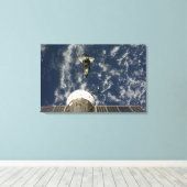 Toile Space Shuttle Endeavor et un vaisseau Soyuz (Insitu (Plancher de Bois))