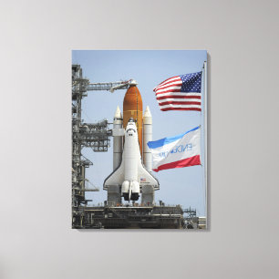 Toile Space Shuttle Endeavor sur le lancement pad 3