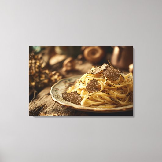 Toile Spaghetti au beurre de truffe (Recto)