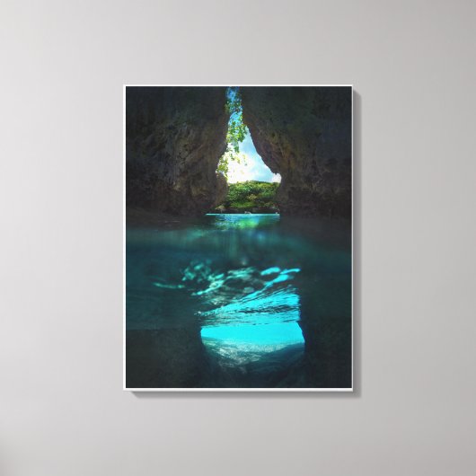 Toile Spanish Steps Beach Giant Rocks (Recto)