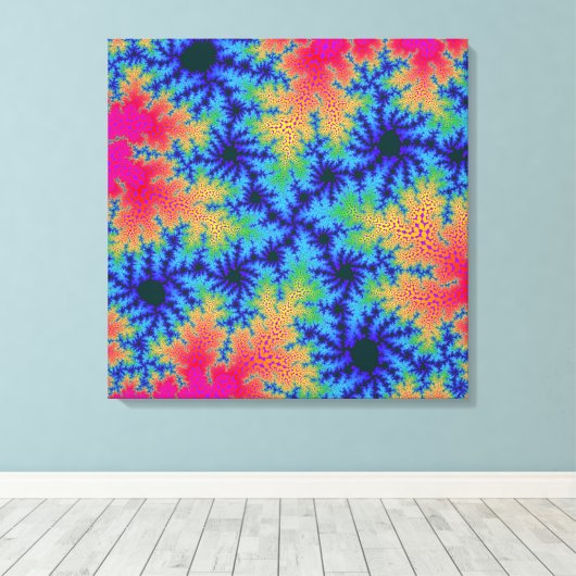 Toile Speckle arc-en-ciel tropical (Insitu (Plancher de Bois))