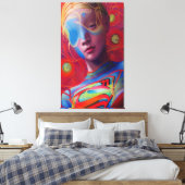 Toile Spectaculaire Gal Cyberpunk (Insitu(Chambre))