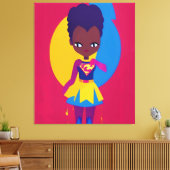 Toile Spectaculaire Gal Shawnna Vector coloré (Insitu(Salon))