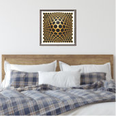 Toile Sphère Hexagone Doré (Insitu(Chambre))
