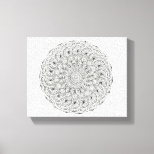 Toile Sphère Mandala