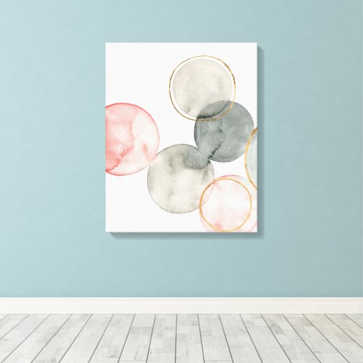 Toile Sphères dorées (Insitu (Plancher de Bois))