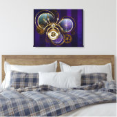 Toile Spider Steampunk sur Arrière - plan pourpre (Insitu(Chambre))