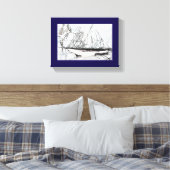 Toile Spiderweb Sailing Ship Natures Unique Digital Art (Insitu(Chambre))