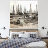 Toile Spindletop Oil field - Texas 1902 (Insitu(Chambre))