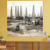 Toile Spindletop Oil field - Texas 1902 (Insitu(Salon))