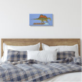 Toile Spinosaure de Dinosaure Crétacé (Insitu(Chambre))