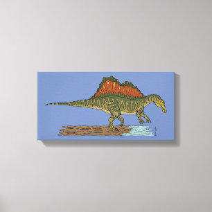 Toile Spinosaure de Dinosaure Crétacé