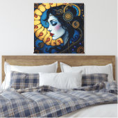 Toile Spirale céleste (Insitu(Chambre))