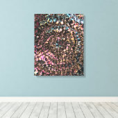 Toile Spirale de pierres précieuses (Insitu (Plancher de Bois))