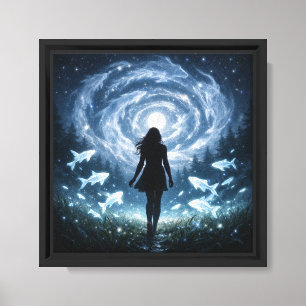 Toile Spirale Lunaire des Esprits Silencieux