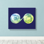 Toile Spirals Canvas Print (Insitu (Plancher de Bois))