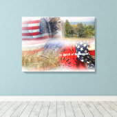 Toile Spirit of America Collage (Insitu (Plancher de Bois))