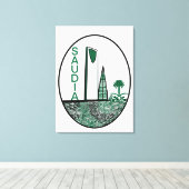 Toile spirit of saudia arabia (Insitu (Plancher de Bois))