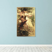 Toile Spirit Of Spring par Alphonse Mucha (Insitu (Plancher de Bois))