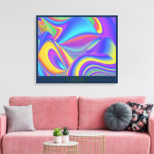 Toile Spirit of Summer Breeze Abstrait 3D Rainbowart (Insitu(Salon))
