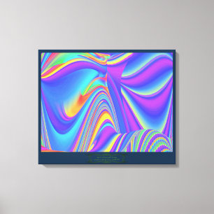 Toile Spirit of Summer Breeze Abstrait 3D Rainbowart