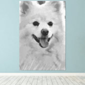 Toile Spitz japonais (Insitu (Plancher de Bois))